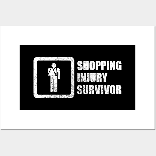 Shopping Injury Survivor Wall Art by GloopTrekker